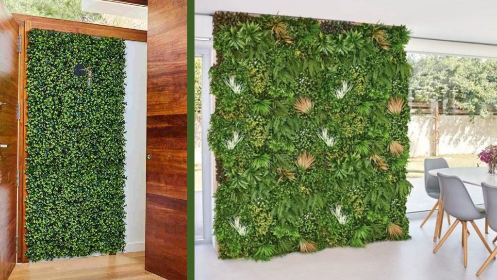Creează un decor spectaculos cu plante artificiale de perete