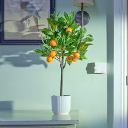 copac artificial de portocale in ghiveci 75 cm 2961
