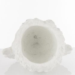 Ghiveci ceramica inger alb antichizat 19x18x13 cm2