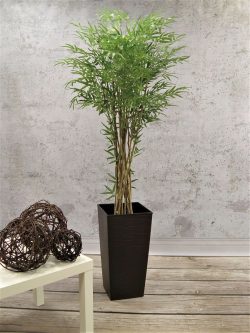 bambus artificial in ghiveci negru 180 cm 1098