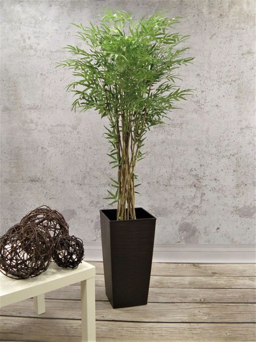 bambus artificial in ghiveci negru 180 cm 1098