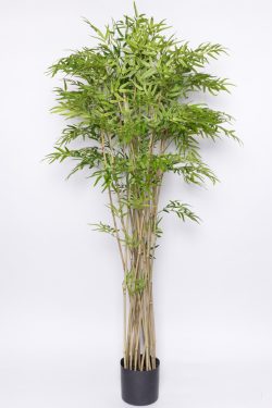 bambus artificial in ghiveci negru 180 cm 1100