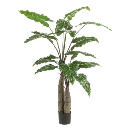 copac artificial alocasia cu 14 frunze 150 cm 3087