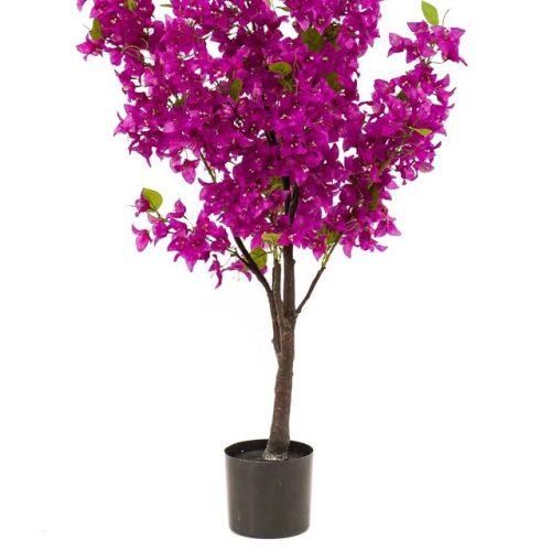 copac artificial cu flori bougainvillea mov 145 cm 3273