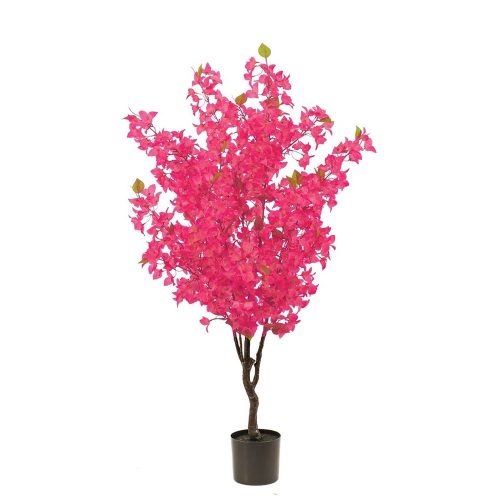 copac artificial cu flori bougainvillea roz 145 cm 3274