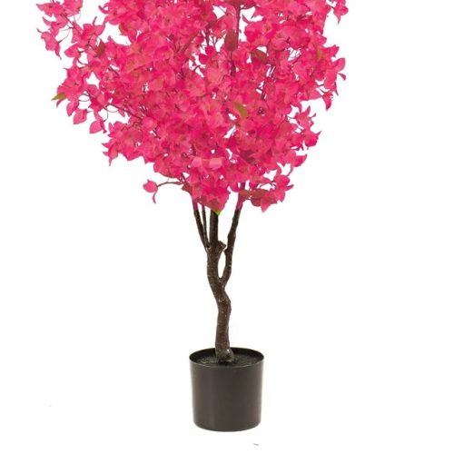 copac artificial cu flori bougainvillea roz 145 cm 3277
