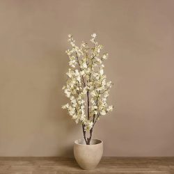 copac artificial cu flori cherry crem 175 cm 3198