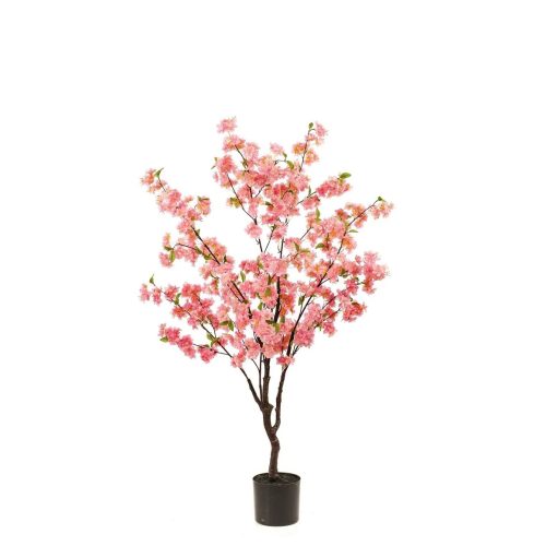 Copac artificial cu flori Cherry roz – 135 cm