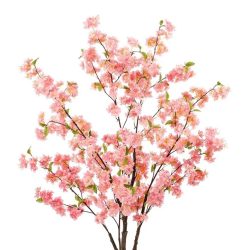 copac artificial cu flori cherry roz 135 cm 3203