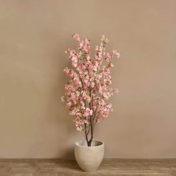 copac artificial cu flori cherry roz 175 cm 3206