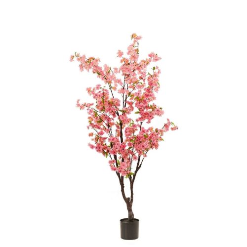 copac artificial cu flori cherry roz 175 cm 3207