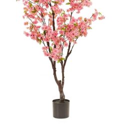 copac artificial cu flori cherry roz 175 cm 3209
