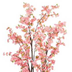 copac artificial cu flori cherry roz 210 cm 3213