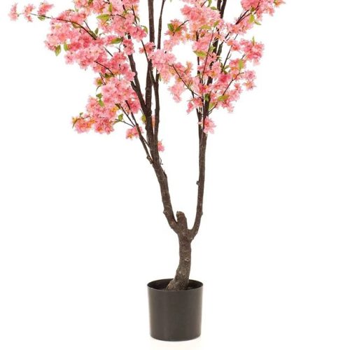 copac artificial cu flori cherry roz 210 cm 3214