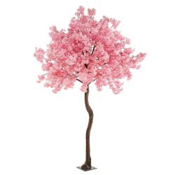 copac artificial cu flori cherry roz 270 cm 3176