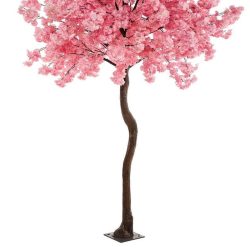 copac artificial cu flori cherry roz 270 cm 3179