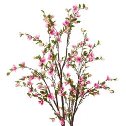 copac artificial cu flori magnolia roz crem 170 cm 3218