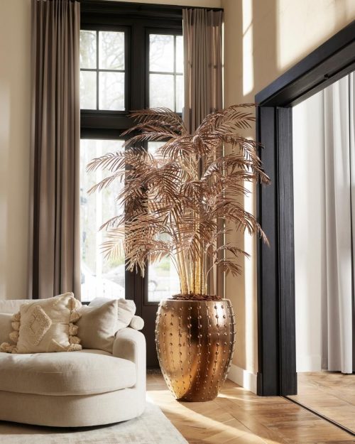 palmier artificial areca bronz cu 40 frunze 200 cm 3244