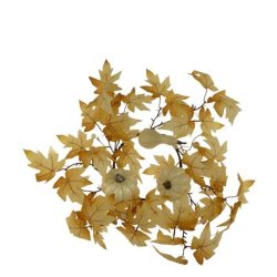Coronita artificiala frunze dovleac 48 cm