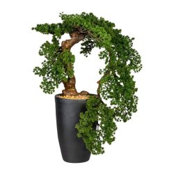 bonsai artificial cedar han kengai in ghiveci 90 cm 4469