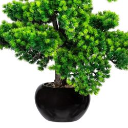 bonsai artificial larch x15 in ghiveci ceramic 70 cm 4359