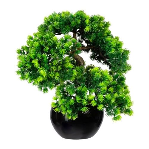 bonsai artificial larch x5 in ghiveci ceramic 37 cm 4369