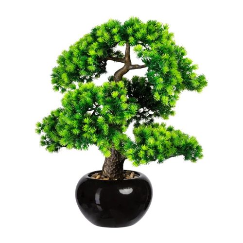 bonsai artificial larch x7 in ghiveci ceramic 48 cm 4365