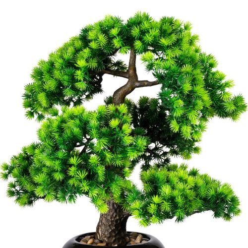 bonsai artificial larch x7 in ghiveci ceramic 48 cm 4367