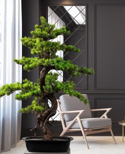 bonsai artificial myrtle in ghiveci 85 cm 4410