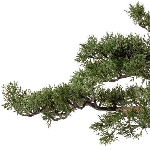 bonsai artificial pine in ghiveci din plastic 40 cm 4403
