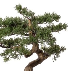bonsai artificial pine in ghiveci din plastic 40 cm 4404
