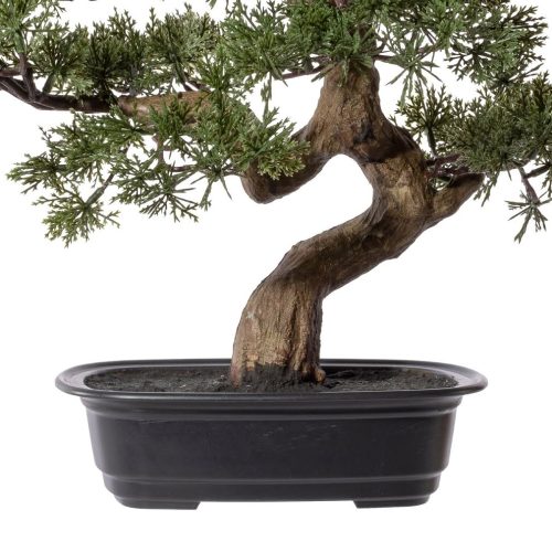 bonsai artificial pine in ghiveci din plastic 40 cm 4405
