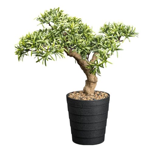 bonsai artificial stone yew in ghiveci 40 cm 4383