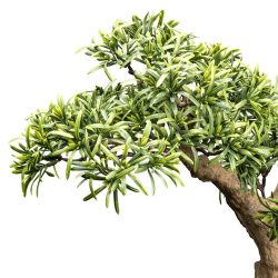bonsai artificial stone yew in ghiveci 40 cm 4385
