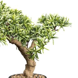 bonsai artificial stone yew in ghiveci 40 cm 4386