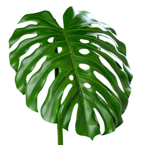 frunza artificiala de filodendron verde 112 cm 19