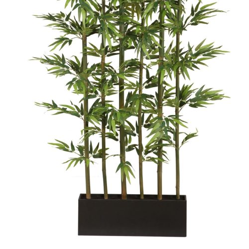 gard artificial din bambus x5 in jardiniera 165 cm 4079