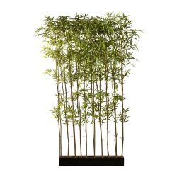 gard artificial uv din bambus x20 in jardiniera 200 cm 4099