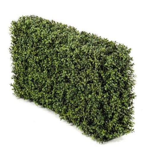 Gard buxus artificial decorativ UV Boxwood - 100x20x50 cm