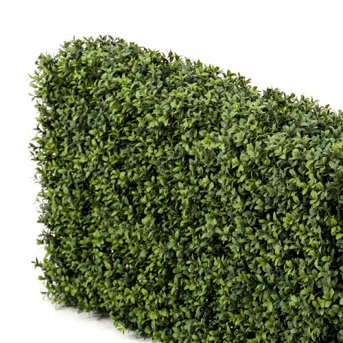 Gard buxus artificial decorativ UV Boxwood - 100x20x50 cm - imagine 2