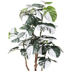 planta artificiala monstera deliciosa variegata 110 cm 4281