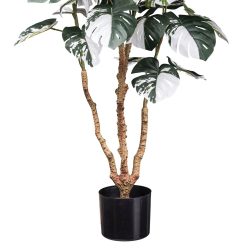 planta artificiala monstera deliciosa variegata 110 cm 4283