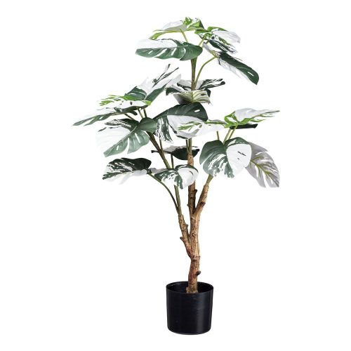 planta artificiala monstera deliciosa variegata 80 cm 4273