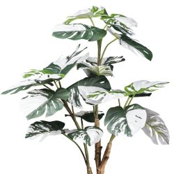 planta artificiala monstera deliciosa variegata 80 cm 4275