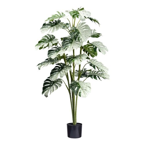 planta artificiala monstera variegata halfmoon 140 cm 4285