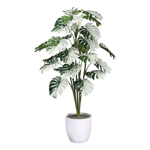 planta artificiala monstera variegata halfmoon 140 cm 4289