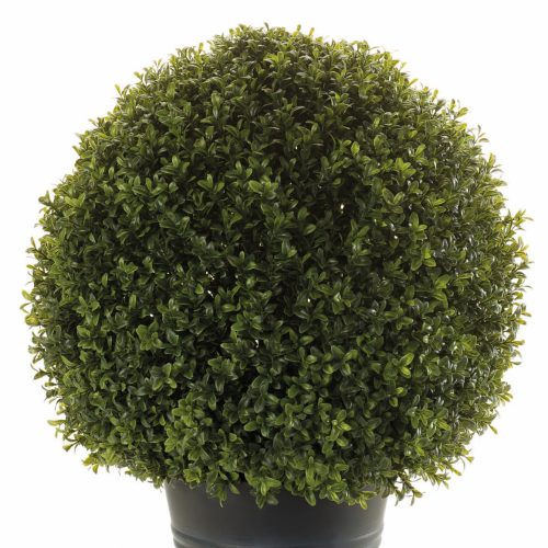 sfera buxus artificial 50cm uv in ghiveci boxwood 68 cm 4042