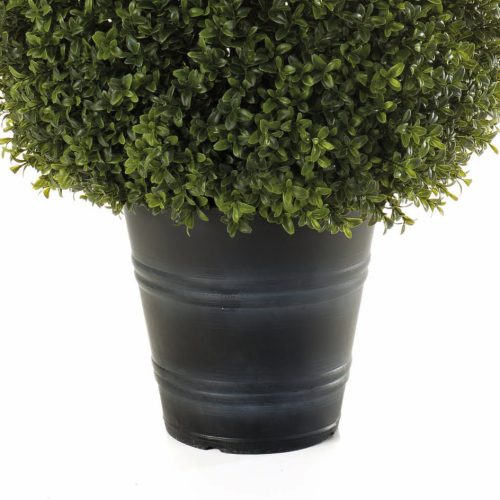 sfera buxus artificial 50cm uv in ghiveci boxwood 68 cm 4043