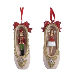 Decoratiune papuci balet cu figurina 11.4 cm
