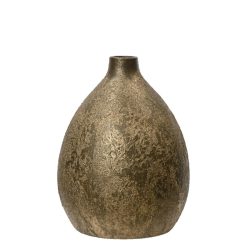Vaza ceramica maro auriu 27x33 cm